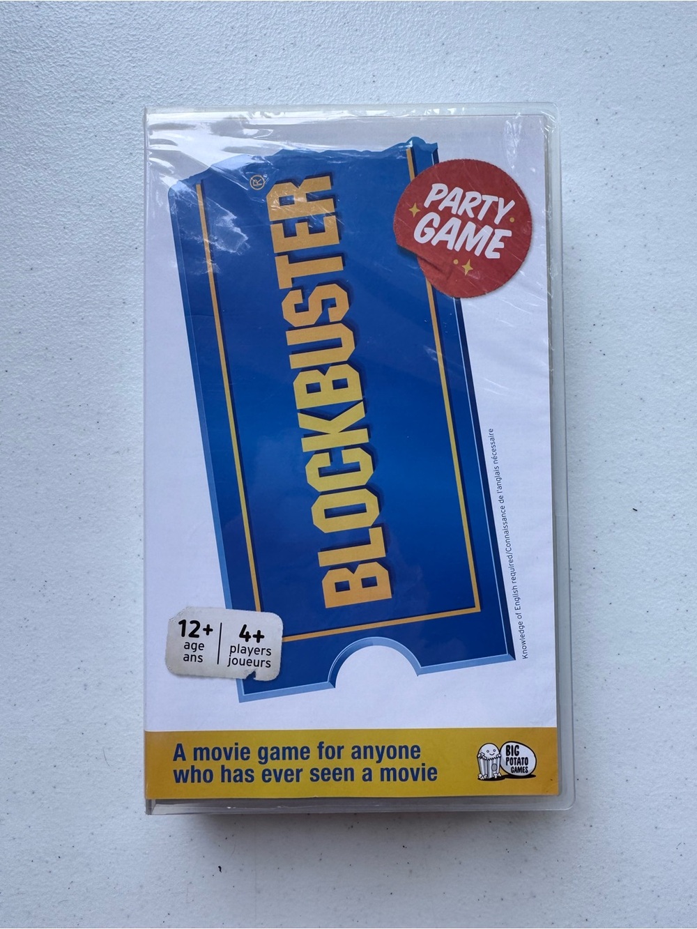 Blockbuster Party Game by - Blue